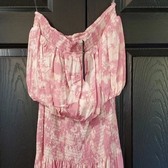 Strapless springy tie dye dress!! - Picture 2 of 4